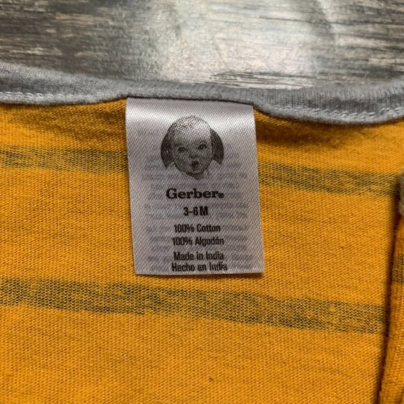 Set of 3 Size 3-9 months Footed Sleepers Gerber & Carter's - Picture 12 of 12